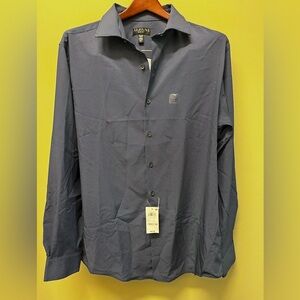 ALFANY slim Fit Blue Patterned Men's Shirt